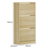 Living Fusion Montana 3 Door Shoe Cabinet