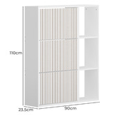 Living Fusion Montana 3 Door 3 Shelf Shoe Cabinet