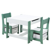Living Fusion Kids' Marshall 2 Seater Table &amp; Chair Set