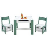 Living Fusion Kids' Marshall 2 Seater Table &amp; Chair Set