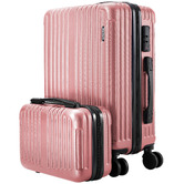 Living Fusion 2 Piece Deanna Carry-On &amp; Suitcase Set