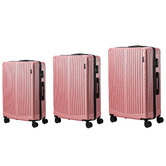 Living Fusion 3 Piece Pink Deanna Luggage Set