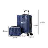 Living Fusion 2 Piece Deanna Carry-On &amp; Suitcase Set