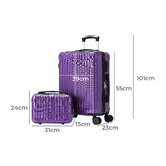 Living Fusion 2 Piece Deanna Carry-On &amp; Suitcase Set