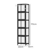 Living Fusion Elysia 5 Tier Display Cabinet