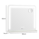 Living Fusion Theron LED Make-Up Mirror with Bluetooth