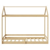 Living Fusion Kaelar Pine Wood House Bed
