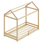 Living Fusion Kaelar Pine Wood House Bed