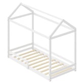 Living Fusion Kaelar Pine Wood House Bed