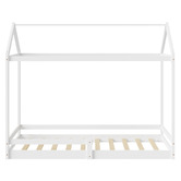 Living Fusion Kaelar Pine Wood House Bed