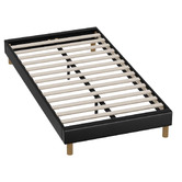 Living Fusion Carrie Faux Leather Bed Base
