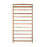 Living Fusion Tobias 6 Shelf Bamboo Bookshelf