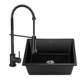 Living Fusion Izel 590mm Single Kitchen Sink &amp; Mixer