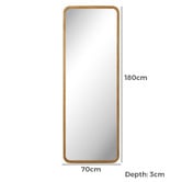 Living Fusion Natural Bode Full Length Mirror