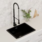 Living Fusion Izel 590mm Single Kitchen Sink &amp; Mixer