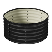 Living Fusion Dante Round Galvanised Steel Garden Bed