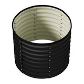 Living Fusion Dante Round Galvanised Steel Garden Bed