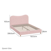 Living Fusion Darwin Boucle Bed Frame