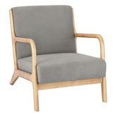 Living Fusion Kamden Rubberwood Armchair