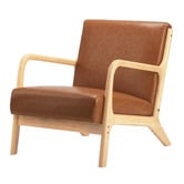 Living Fusion Kamden Faux Leather Armchair