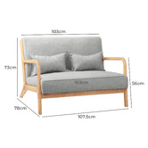 Living Fusion Adeare 2 Seater Sofa