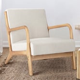 Living Fusion Kamden Rubberwood Armchair