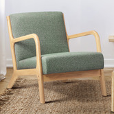 Living Fusion Kamden Rubberwood Armchair