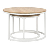 Living Fusion 2 Piece Leonid Nesting Coffee Table Set
