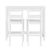 Living Fusion 2 Seater Pine Wood Levy Bar Table Set