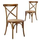 Living Fusion Jareth Rubberwood Dining Chairs