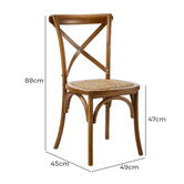 Living Fusion Jareth Rubberwood Dining Chairs