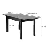 Living Fusion Raijin Extendable Dining Table
