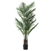 Living Fusion 180cm Potted Faux Palm Trees