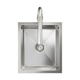 Living Fusion Yeva 380mm Single Kitchen Sink &amp; Pull-Out Mixer