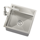 Living Fusion Yeva 440mm Single Kitchen Sink &amp; Pull-Out Mixer
