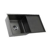Living Fusion Aysel 870mm Single Kitchen Sink with Drainer
