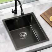Living Fusion Bowen 380mm 304SS Single Kitchen Sink
