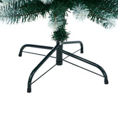 Living Fusion Frosted Green Tinseltown Slim Christmas Tree