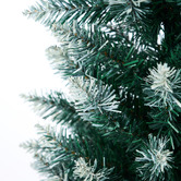 Living Fusion Frosted Green Tinseltown Slim Christmas Tree