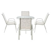 Living Fusion 4 Seater Marilyn Outdoor Dining Table &amp; Chair Set
