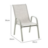 Living Fusion 4 Seater Marilyn Outdoor Dining Table &amp; Chair Set