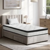 Living Fusion Clark Bonnell Spring Mattress &amp; Pillow Set