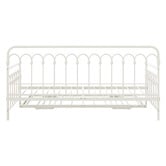 Living Fusion Faye Steel Single Daybed with Trundle