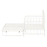 Living Fusion Faye Steel Single Daybed with Trundle
