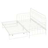 Living Fusion Faye Steel Single Daybed with Trundle