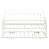 Living Fusion Faye Steel Single Daybed with Trundle