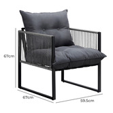 Living Fusion Hicks Outdoor Dining Chairs