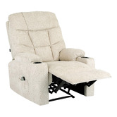 Living Fusion Towson Upholstered Massage Recliner Armchair