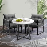 Living Fusion 2 Seater Hicks Outdoor Dining Table &amp; Chair Set