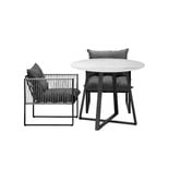Living Fusion 2 Seater Hicks Outdoor Dining Table &amp; Chair Set